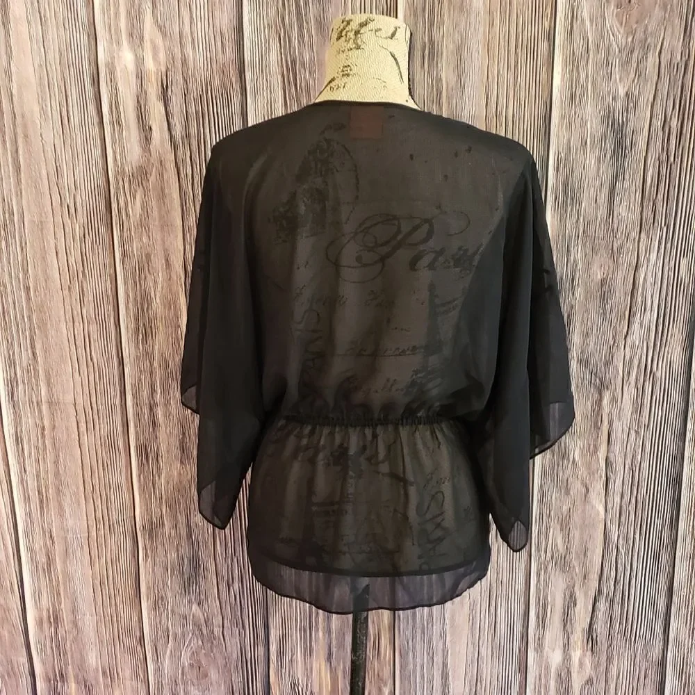 Tory Burch Flowy Sheer Top